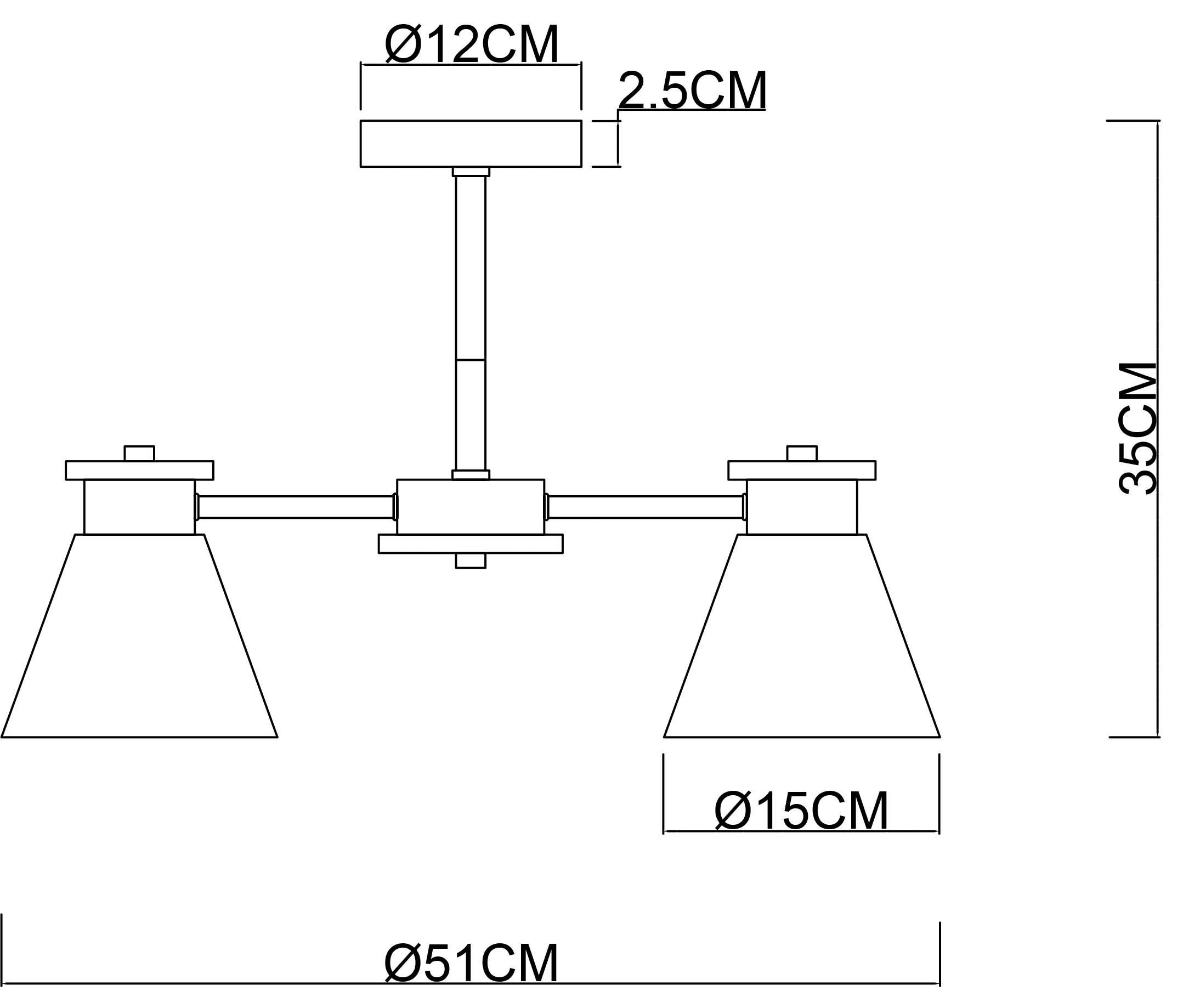 Люстра на штанге Arte Lamp TYLER A1031PL-3WH