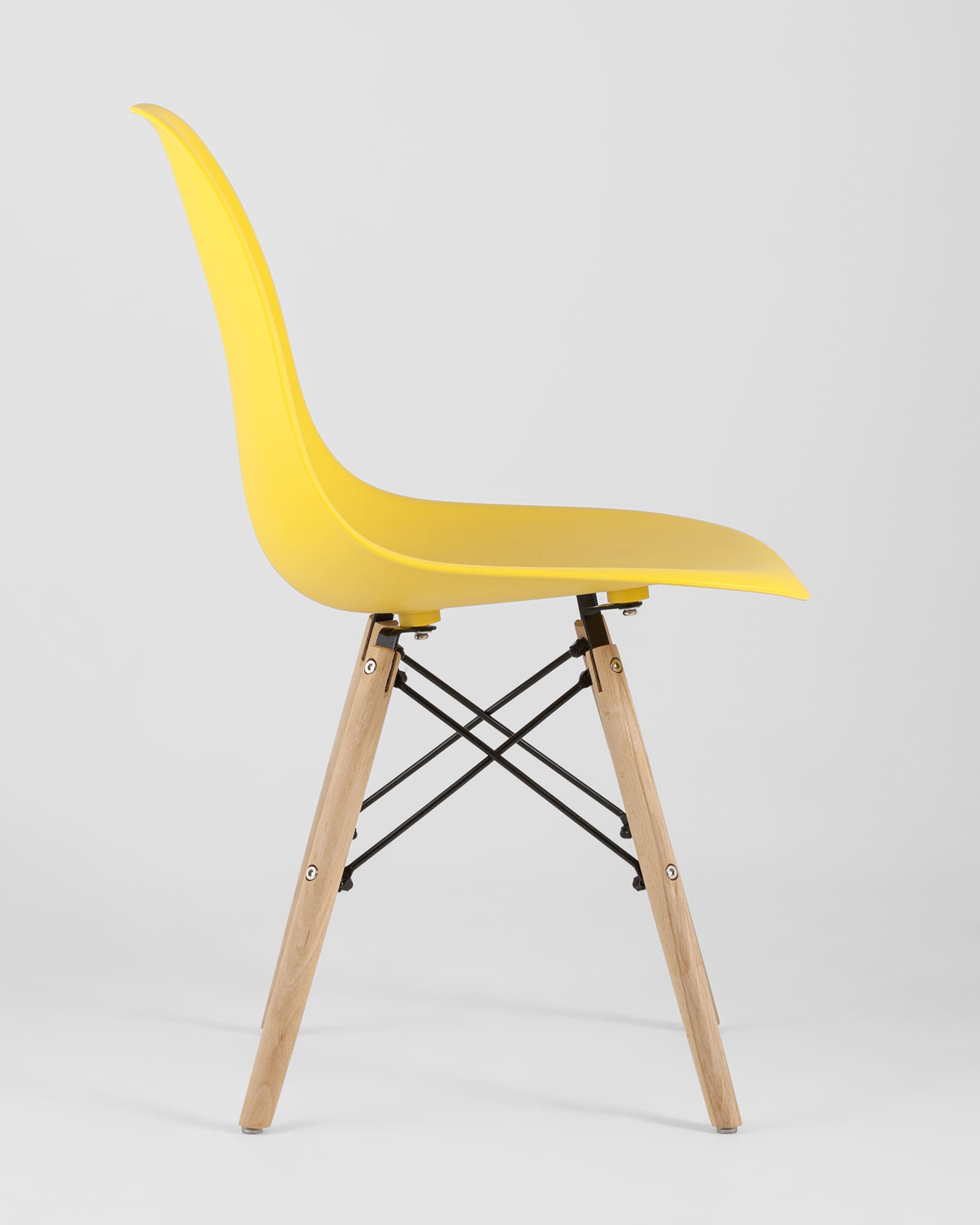 Комплект стульев Eames Style DSW желтый x4