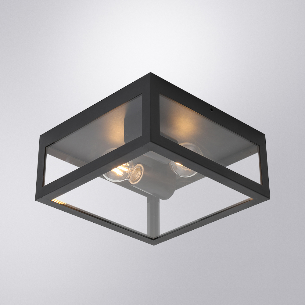 Уличный потолочный светильник ARTE LAMP BELFAST A4569PF-2BK