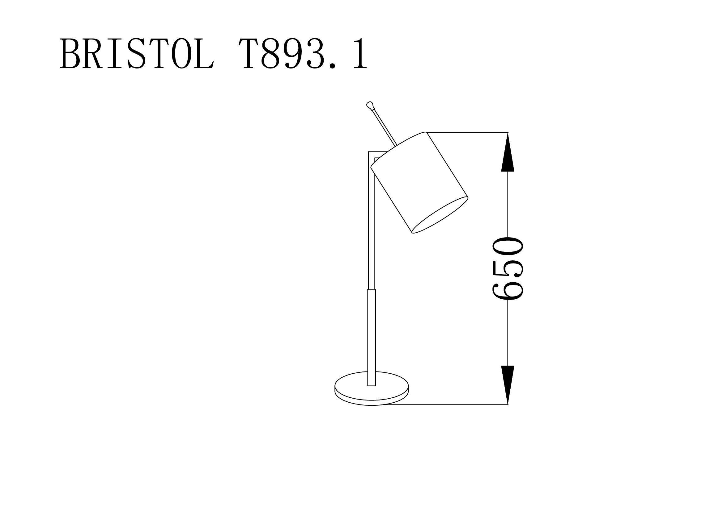 Лампа настольная Lucia Tucci BRISTOL T893.1