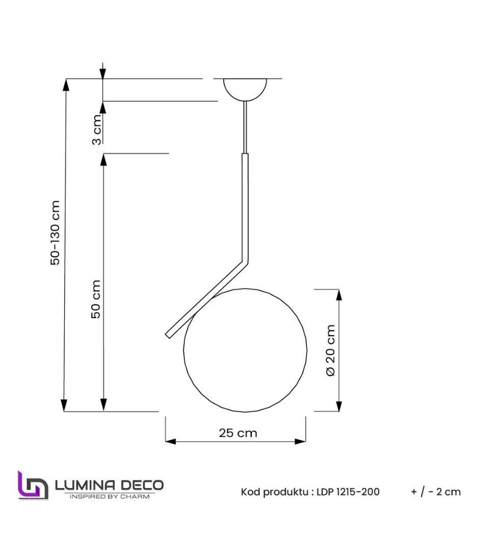 Подвесной светильник Lumina Deco Sorento LDP 1215-200 WT+MD