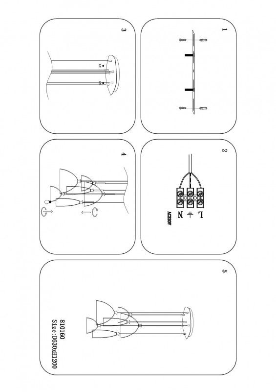 Подвесной светильник Lightstar Agola 810160