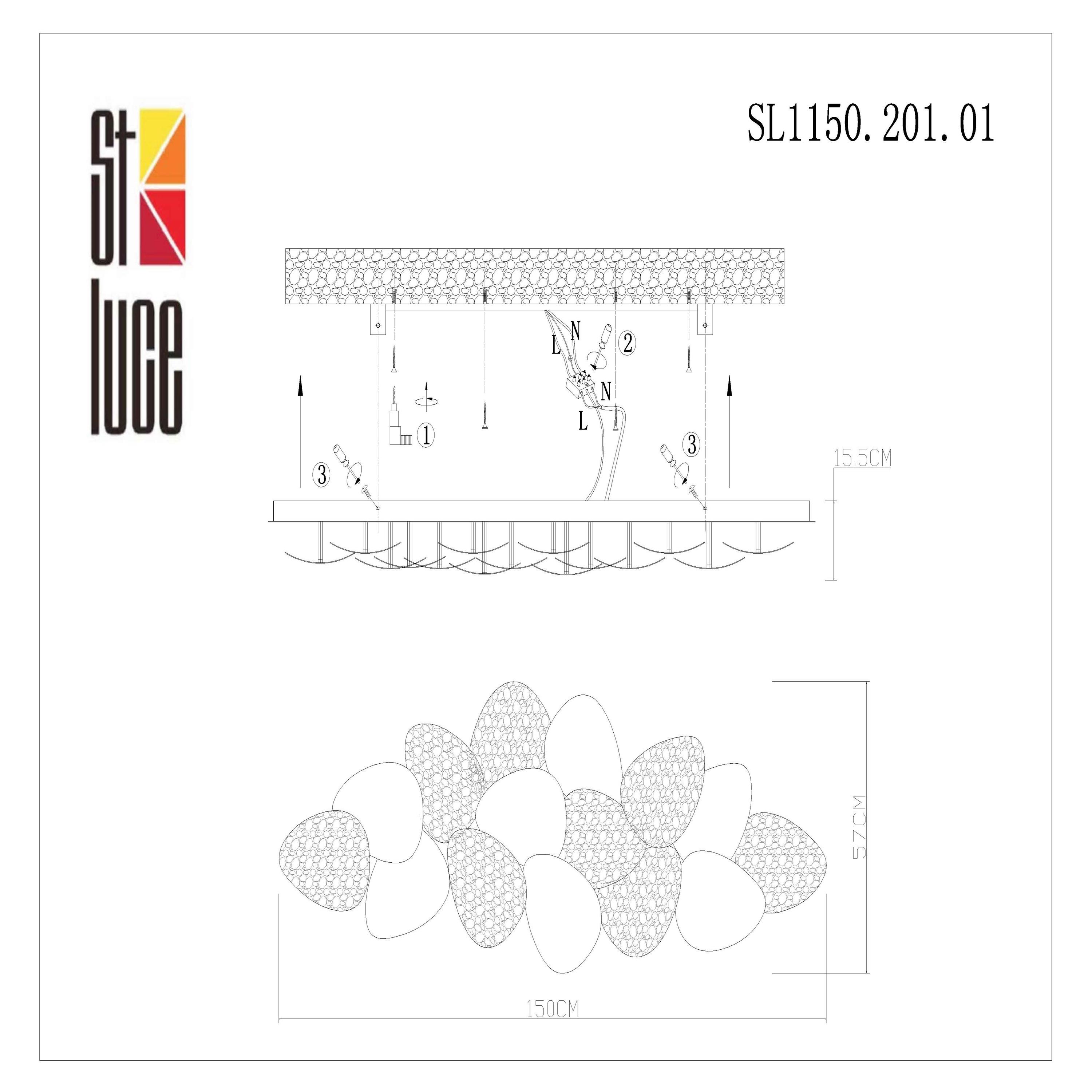 Бра настенное ST LUCE LIORA SL1150.201.01