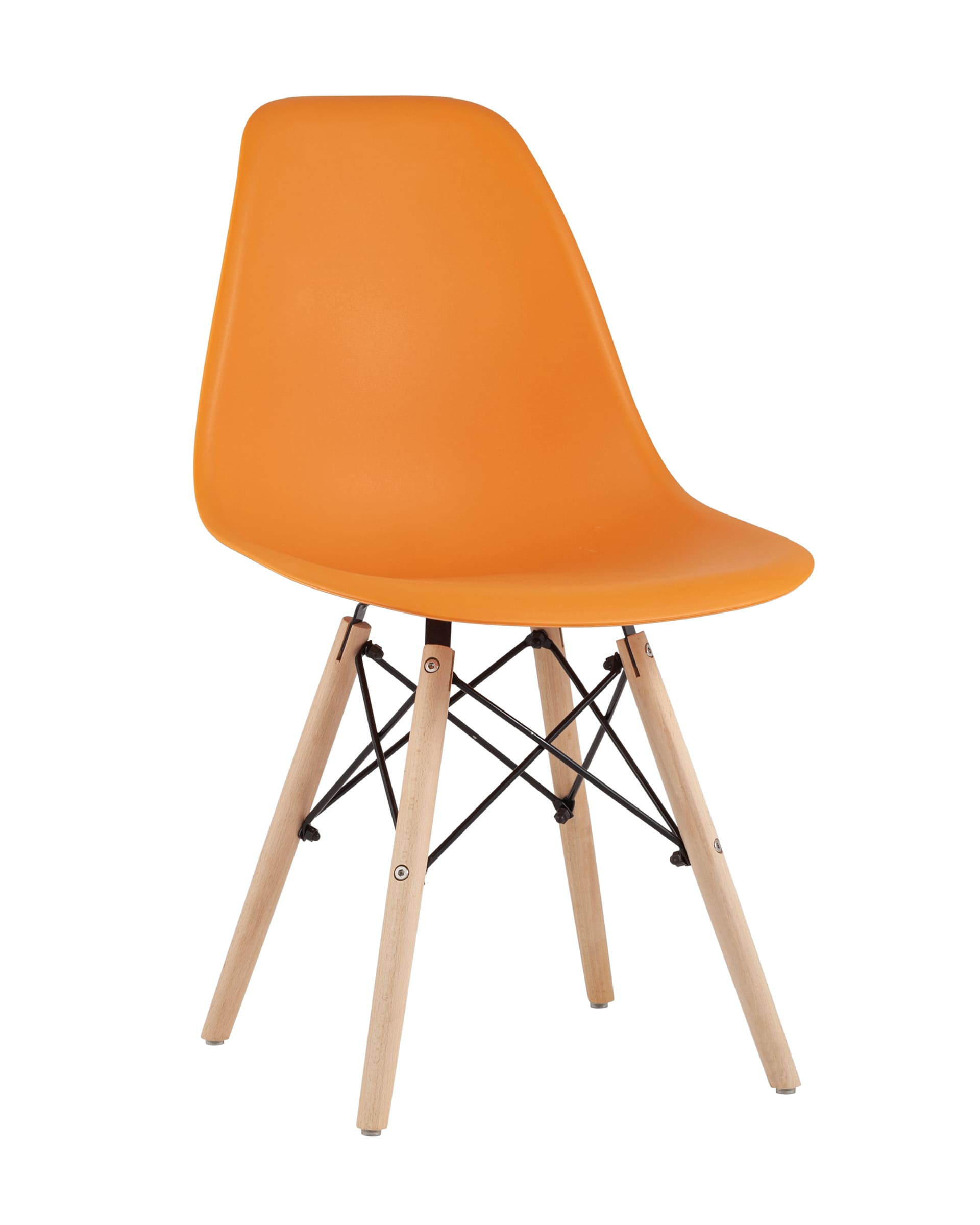 Комплект стульев Eames Style DSW оранжевый x4 шт