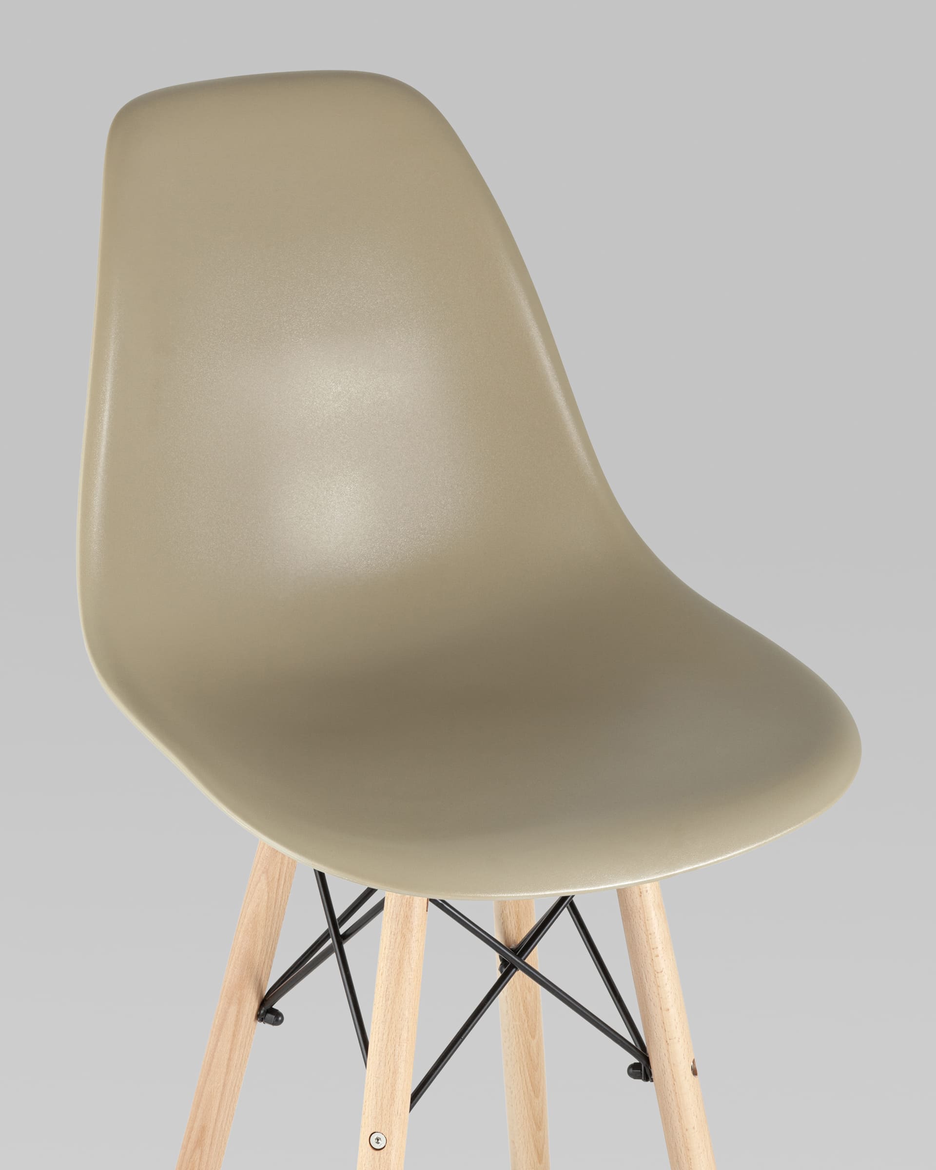 Стул Eames DSW барный бежевый