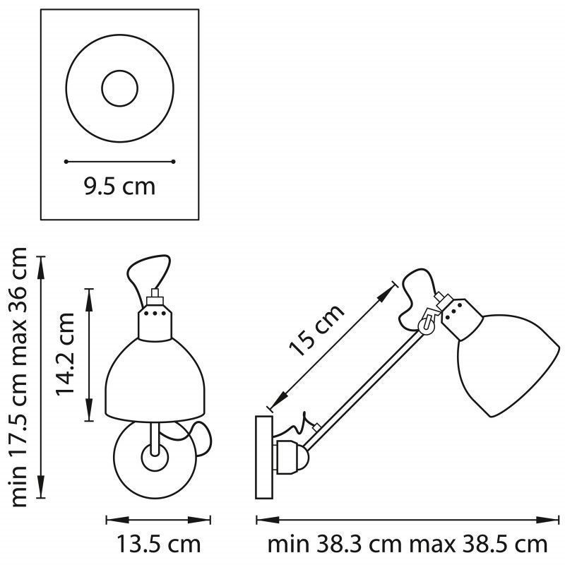 Бра настенное Lightstar LOFT 865607