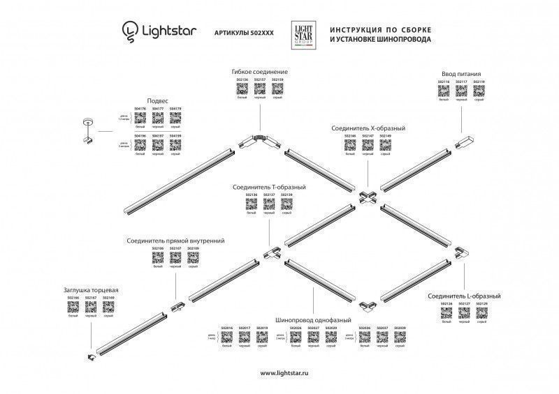 Ввод питания Lightstar 502117