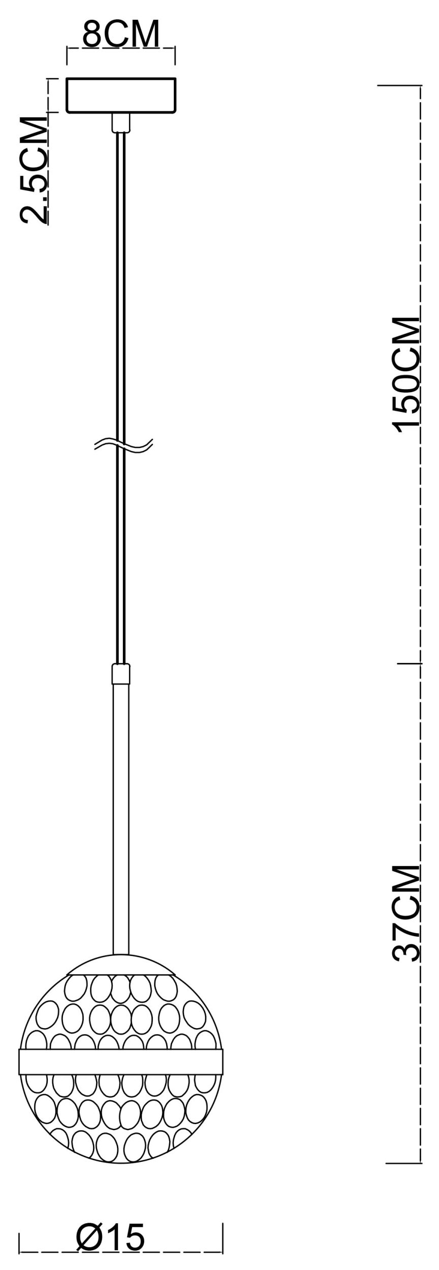 Подвесной светильник ARTE LAMP DELACRUA A7770SP-1PB