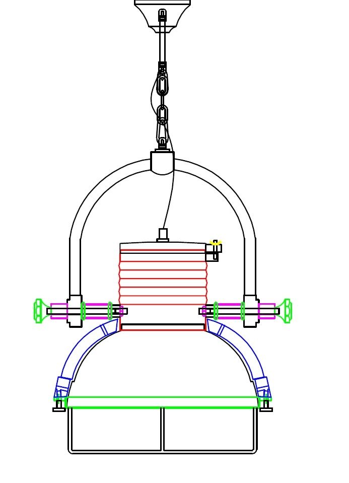 Подвесной светильник MAK interior Fork C704