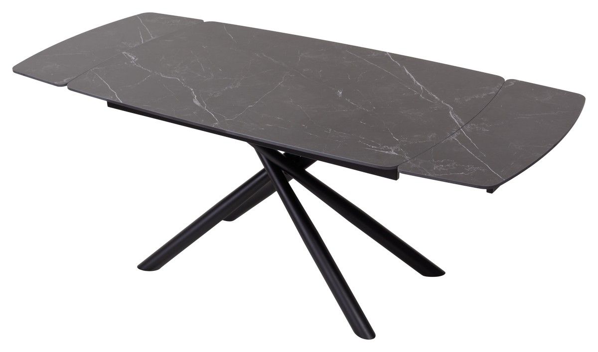 Стол RIVOLI 140 MATT BLACK MARBLE SINTERED 614M04288