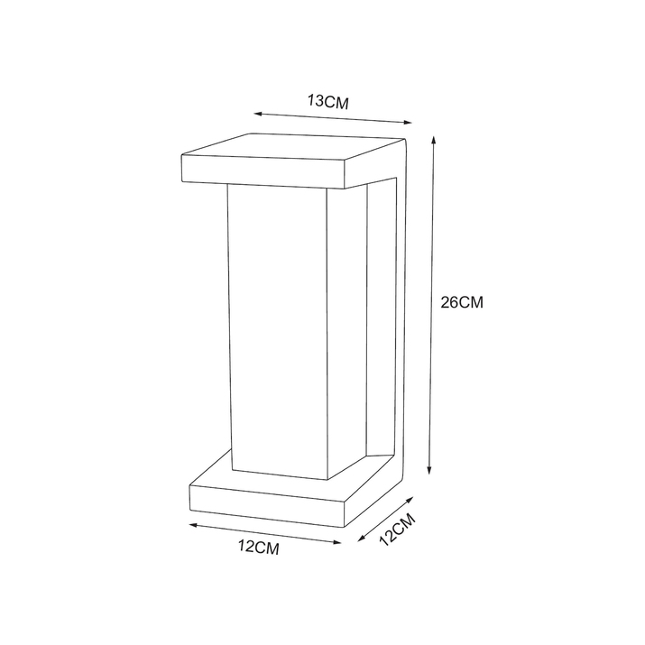 Уличный настенный светильник ARTE LAMP ULYSSES A8510AL-1BK