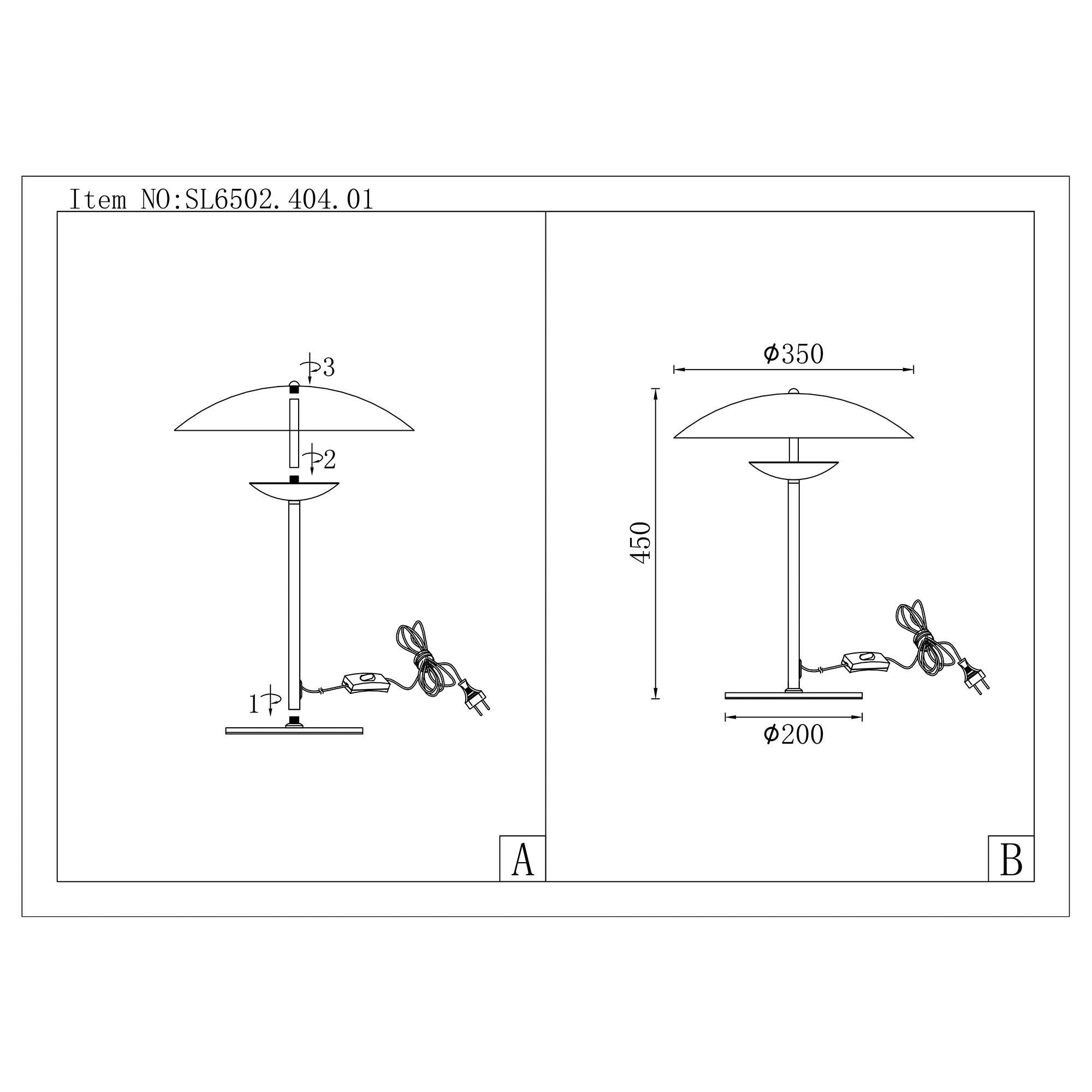 Лампа настольная ST LUCE ARMONICO SL6502.404.01