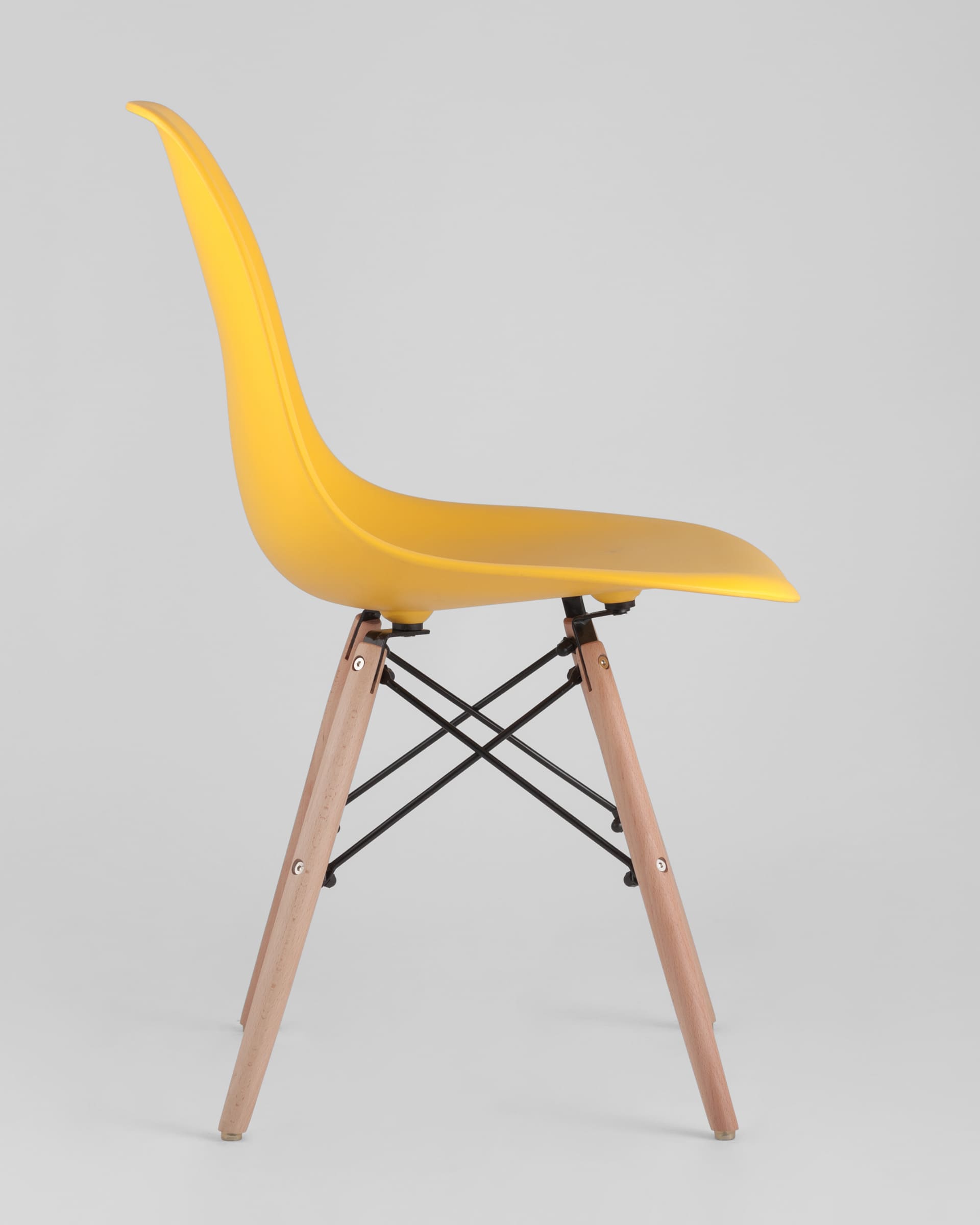 Комплект стульев Eames DSW желтый x4 шт