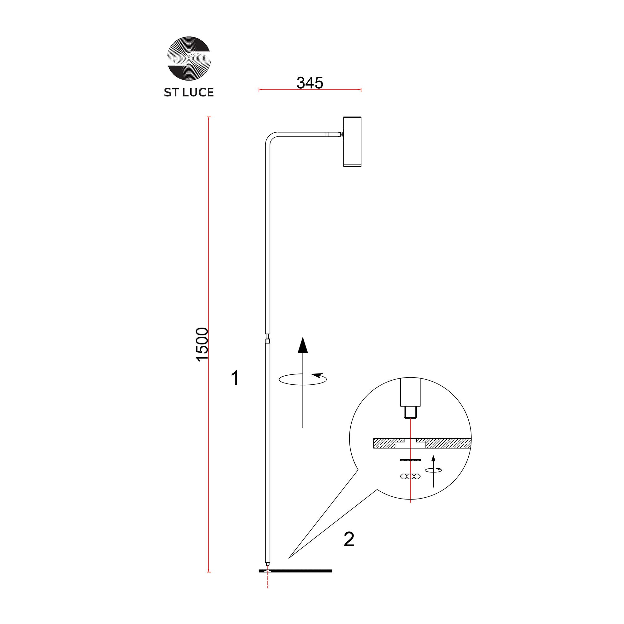 Торшер ST LUCE ARPER SL1006.205.01