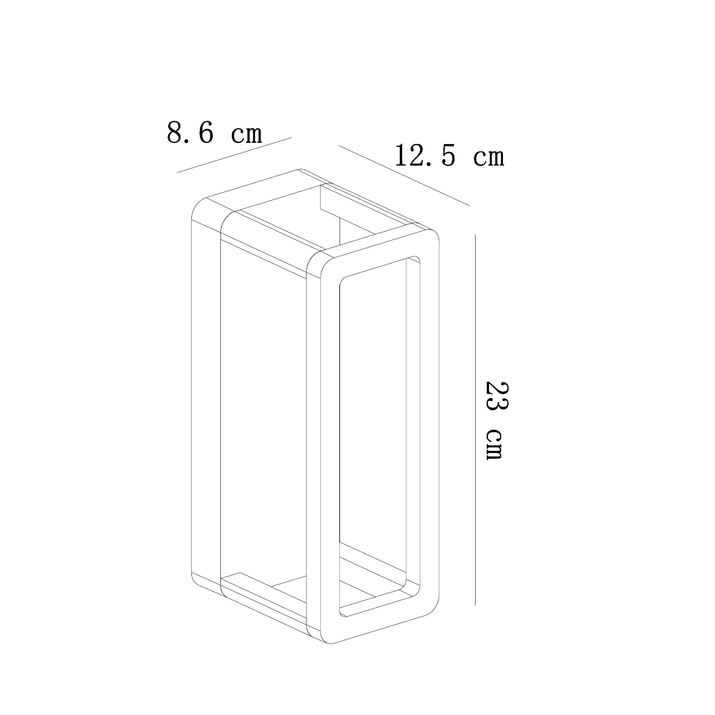 Уличный настенный светильник ARTE LAMP HASSALEH A3374AL-1BK