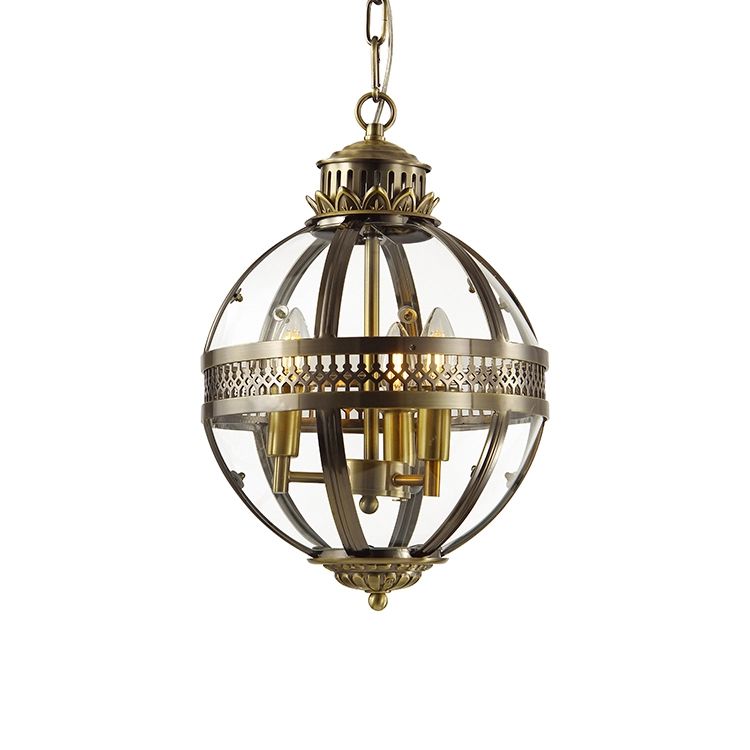 Люстра Delight Collection Residential KM0115P-3S antique brass