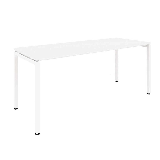 Стол офисный MULTI-OFFICE СТИЛ (Steel) 180х70х76 белый