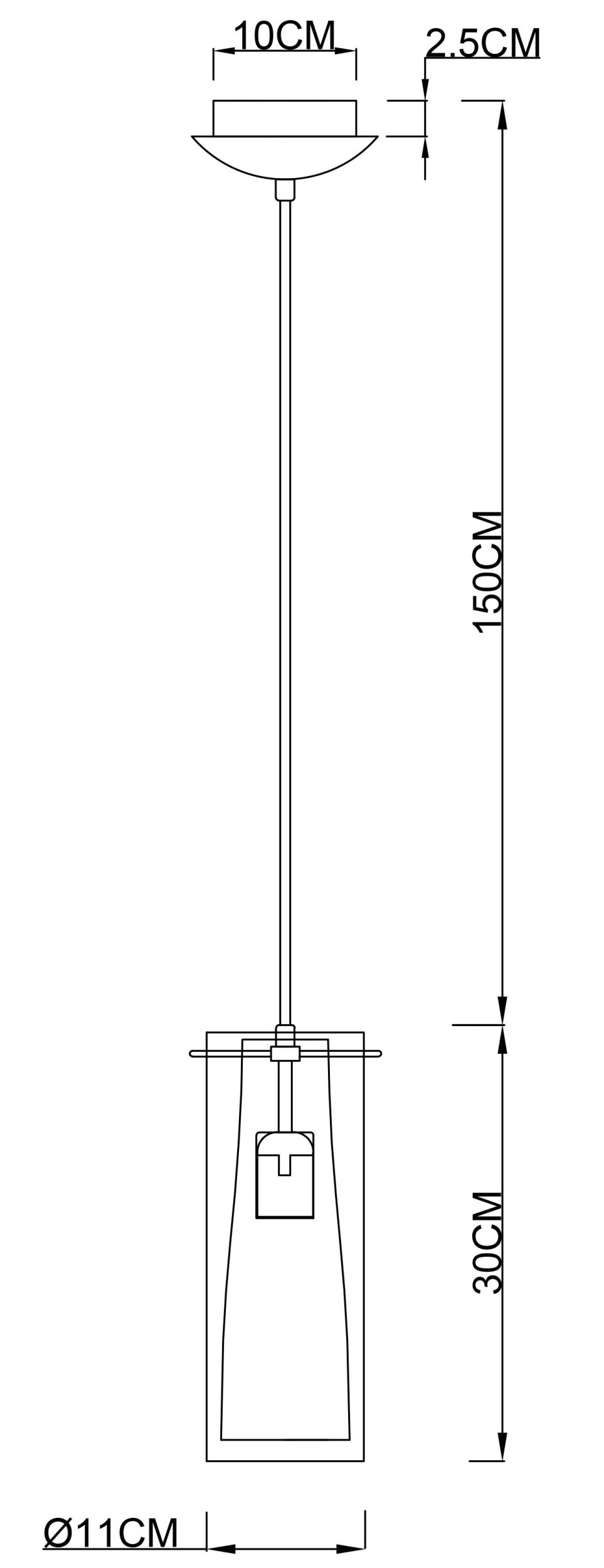 Подвесной светильник ARTE LAMP ARIES A8983SP-1PB