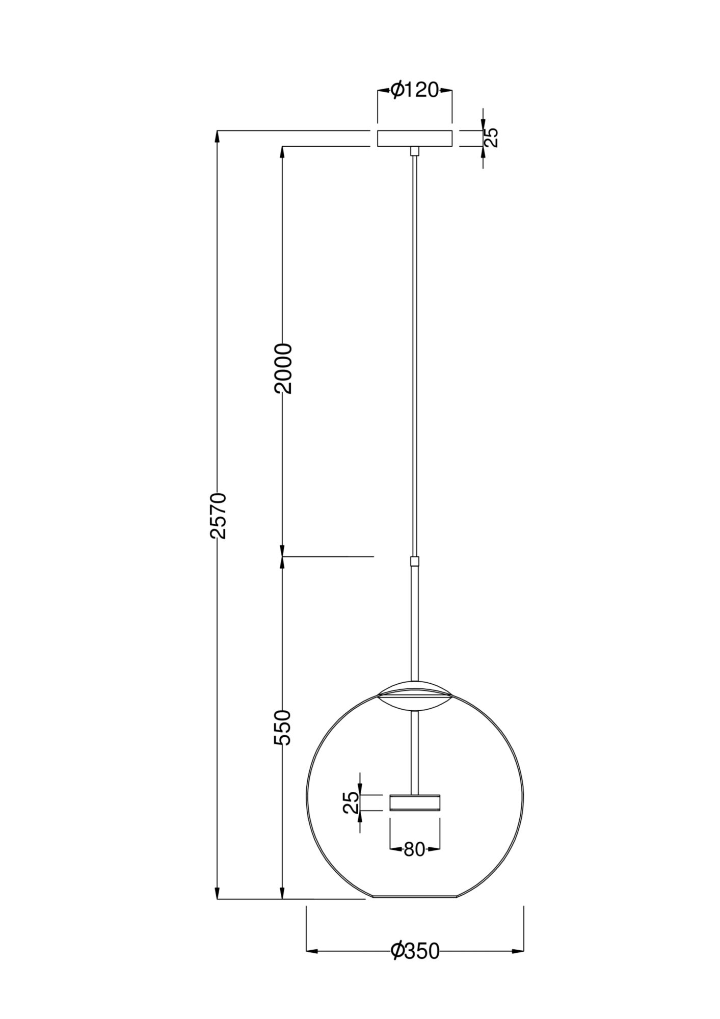 Подвесной светильник Maytoni Cometa MOD056PL-L12G3K