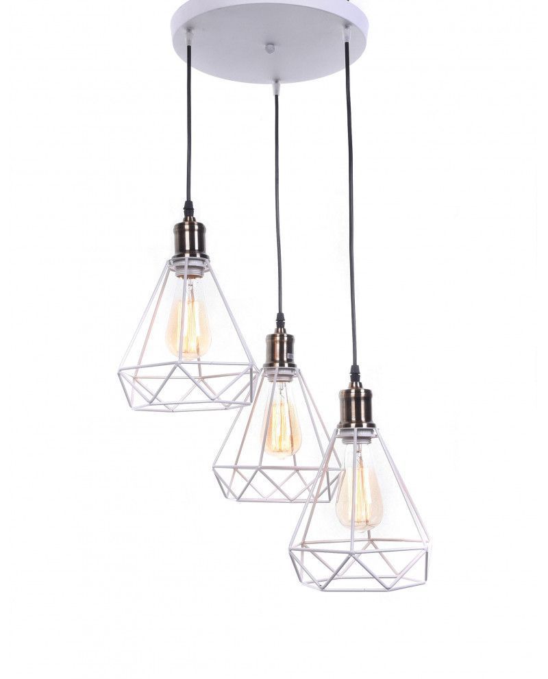 Подвесной светильник Lumina Deco cobi LDP 11609-3 WT