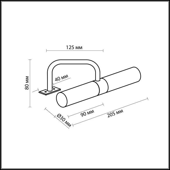 Светильник для зеркала Odeon Light IZAR 2445/2