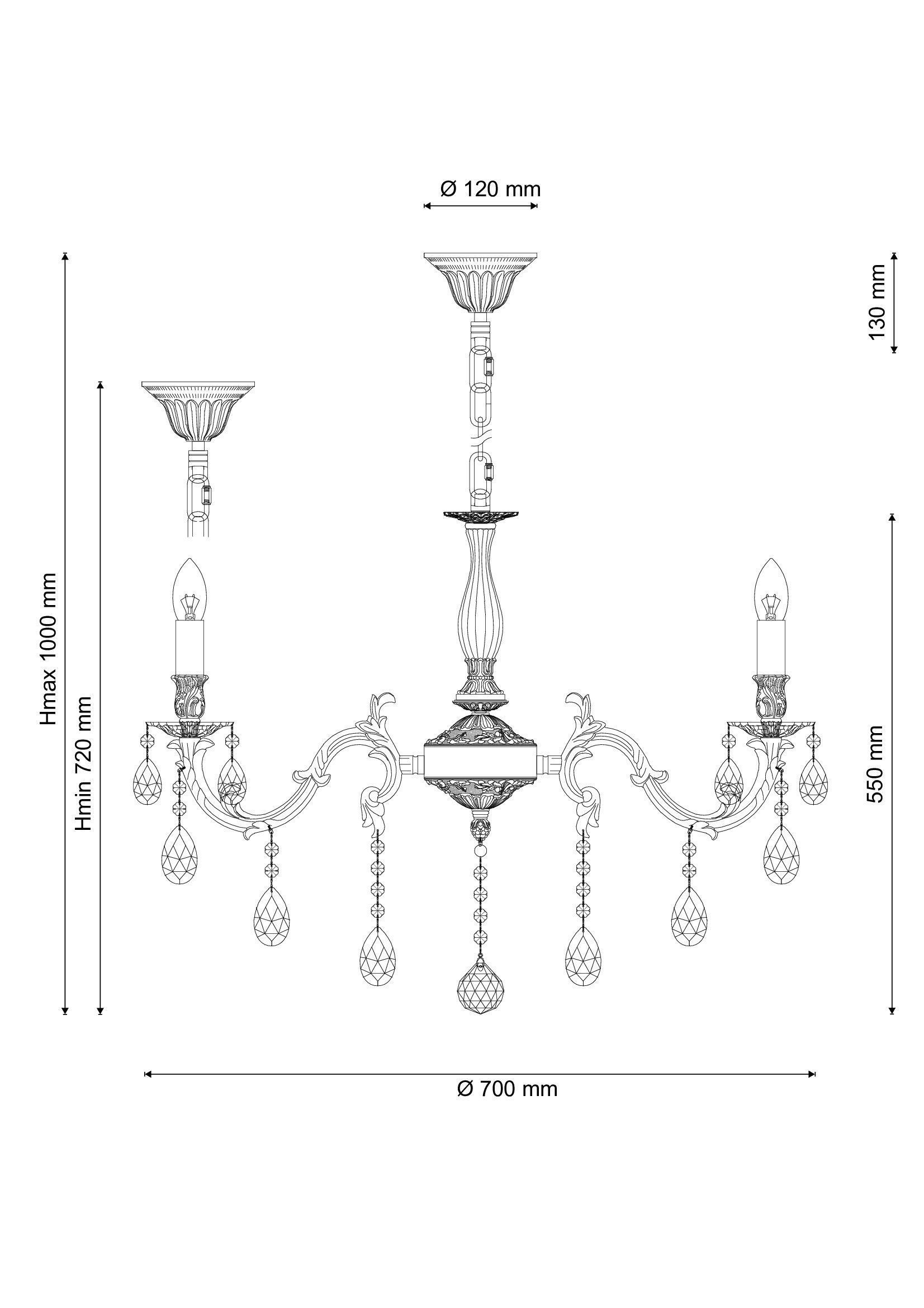 Люстра Lucia Tucci FIRENZE 141.8 antique