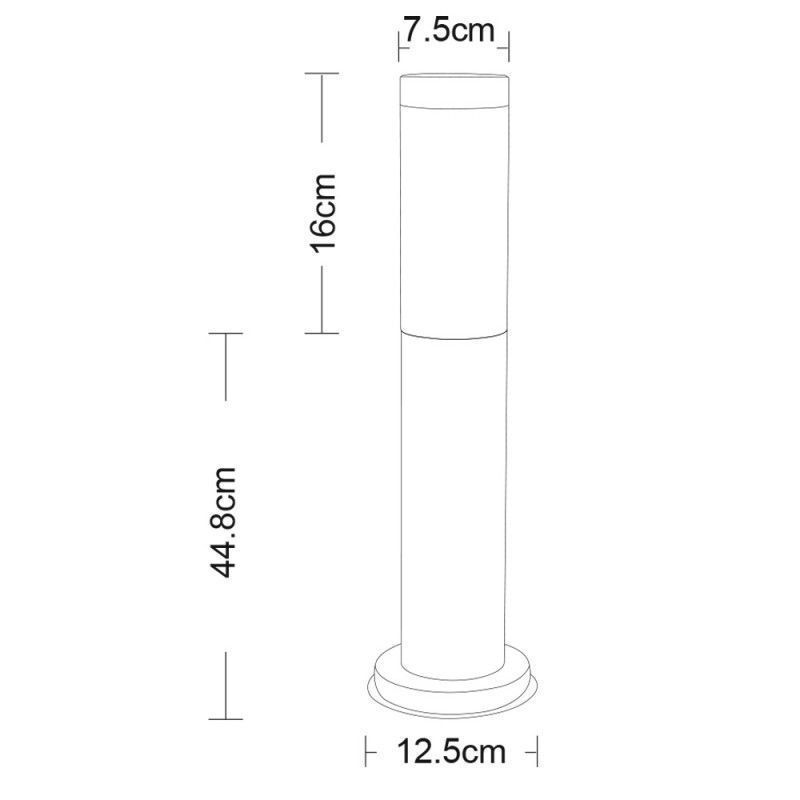 Уличный фонарь ARTE Lamp 3157 A3158PA-1SS