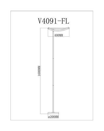 Торшер Moderli True V4091-FL