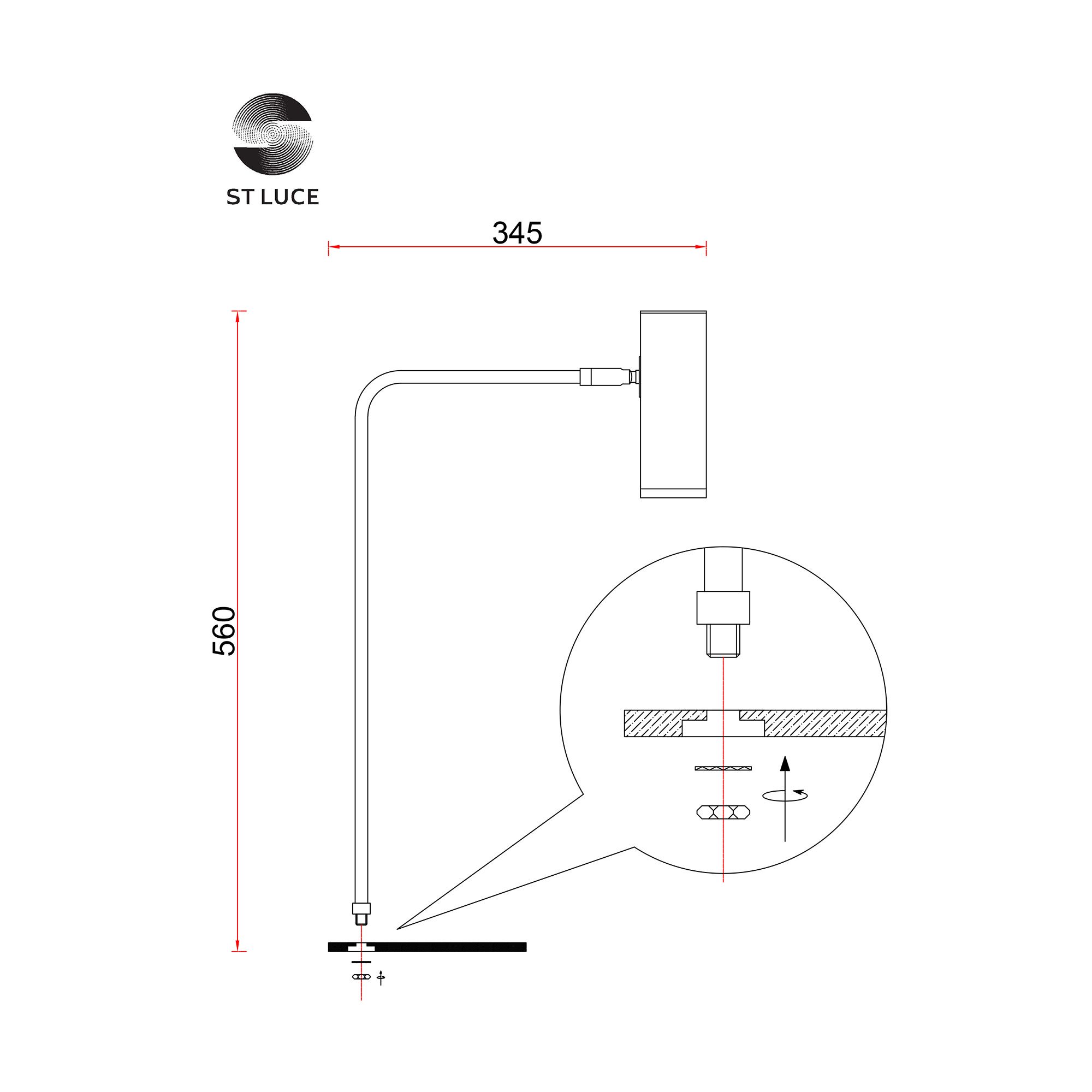 Лампа настольная ST LUCE ARPER SL1006.404.01