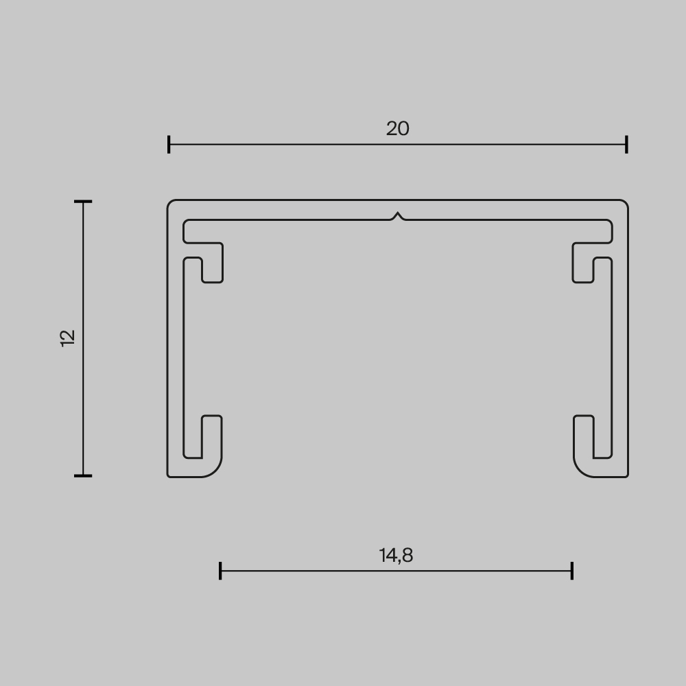 Шинопровод Maytoni Busbar trunkings Basity TRX172-113B