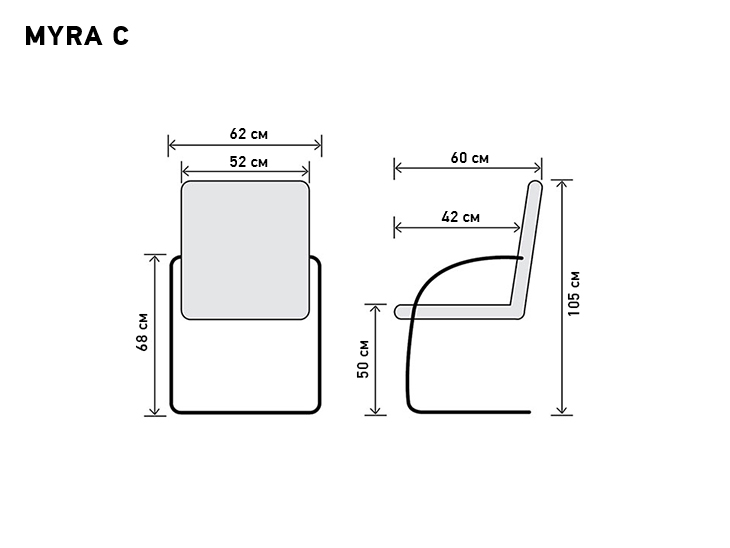 Кресло для руководителя Myra C