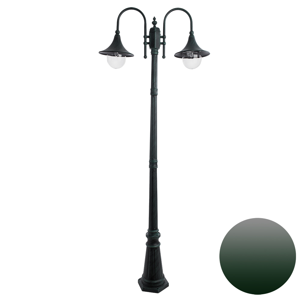 Уличный столб ARTE LAMP MALAGA A1086PA-2BGB