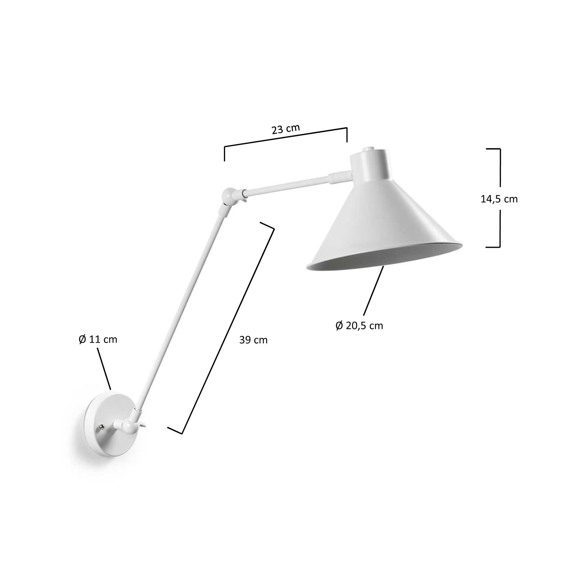 Бра La Forma Odine белое 047730