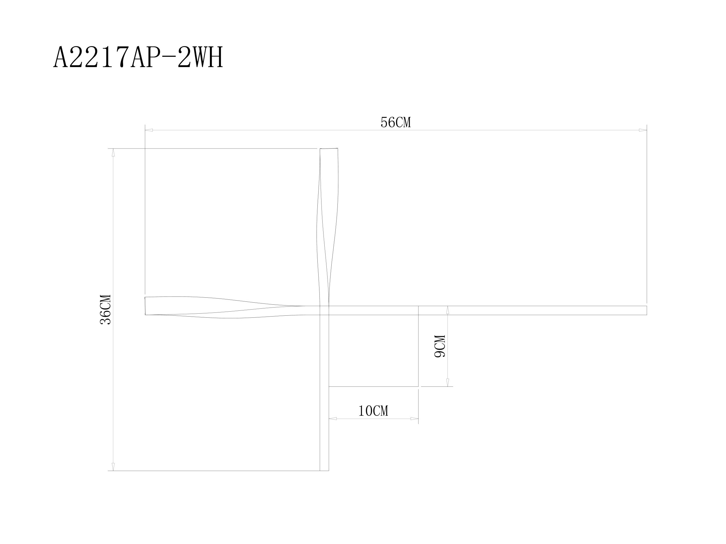 Бра ARTE LAMP ACRUX A2217AP-2WH