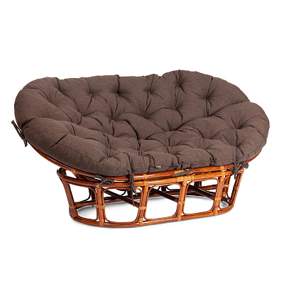 Диван MAMASAN / МАМАСАН 23/02 W с подушкой Cognac (коньяк) / Коричневый