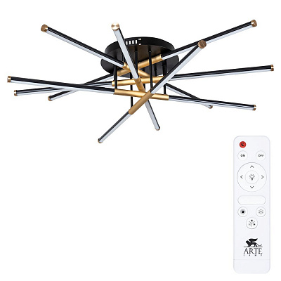 Накладная люстра ARTE LAMP FERNANDO A2199PL-6BK
