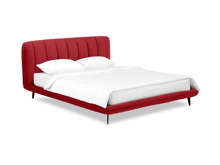 Кровать OgogoHome Amsterdam 160х200 бордовый 564341