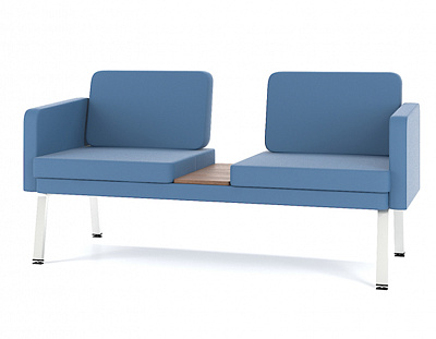Диван двухместный для посетителей со столиком toForm Скамья (Bench) M25-2ST