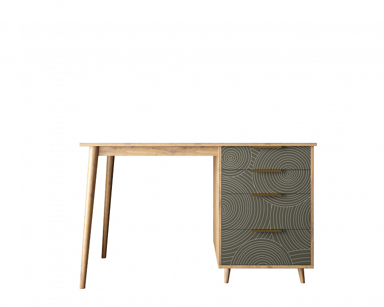 Стол письменный Этажерка Line (Лайн) R23/browngrey
