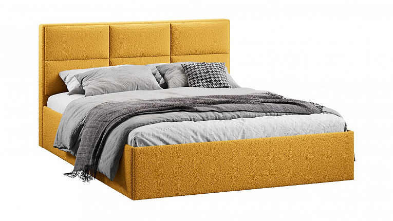 Кровать 160х200 c подъемным механизмом Стелла экомех Barni Curcuma Трия