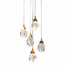 Подвесной светильник Delight Collection Crystal rock MD-020B-5 gold