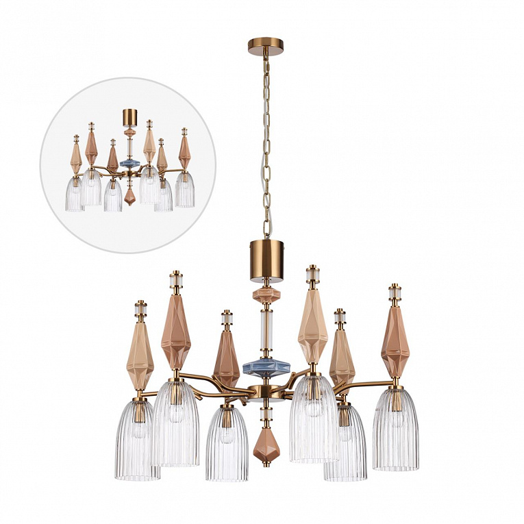 Подвесная люстра ODEON LIGHT EXCLUSIVE TERRA 5414/6