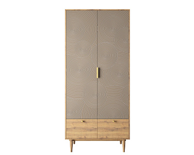 Шкаф для одежды Этажерка Line (Лайн) R26/beige