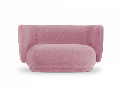 Диван двухместный OgogoHome Lucca фиолетовый 815533