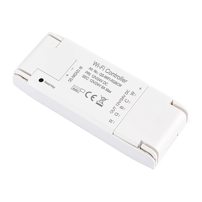 WI-FI контроллер RGBCW 8A,DC12-24 V, L115 × W45 × H18 мм St Luce ST9000.500.01RGBCW