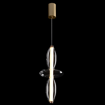 Подвесной светильник Crystal Lux QUASAR SP14W LED TRANSPARENT