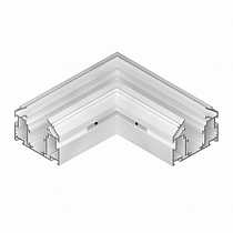 Соединитель для трека UNO под гарпун горизонтальный угловой Lightstar Uno Pro 509406 белый