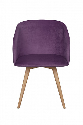 Стул Visti Plum Фиолетовый ножки дуб