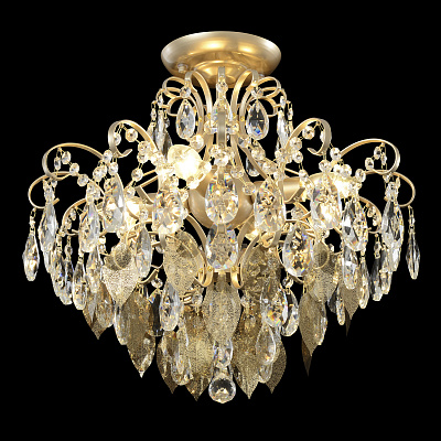 Люстра Crystal Lux ESMIRALDA PL4 GOLD