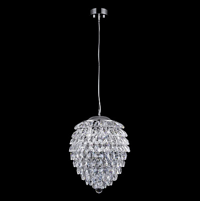 Подвесной светильник Crystal Lux CHARME SP6 CHROME/TRANSPARENT